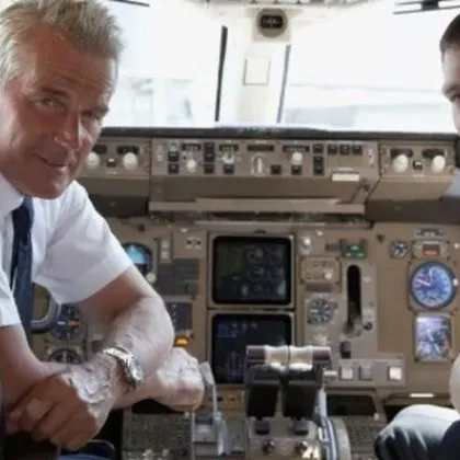 54 годишният Ричард Уелс е прекарал 10 000 часа в небето