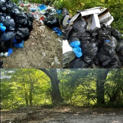 Община Асеновград съобщи за открито нерегламентирано изхвърляне на отпадъци в