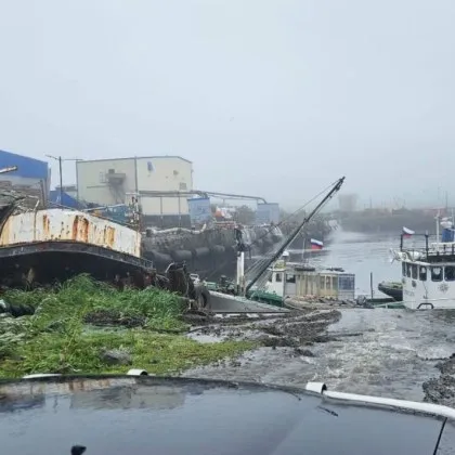 След мощно земетресение в Тихия океан районът Северо Курилск в Русия