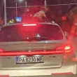 Скандална безотговорност в Пловдив: Автомобил потегли с дете върху тавана