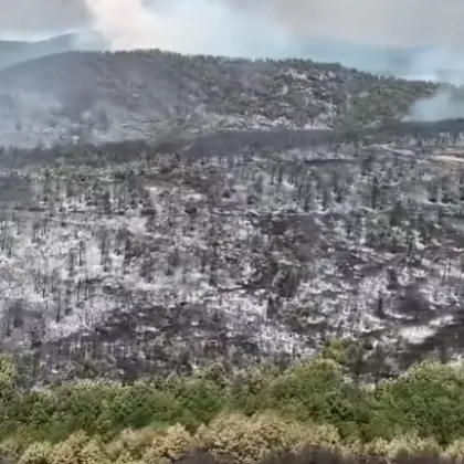 Въпреки че пожарът в Пирин вече е овладян и обстановката