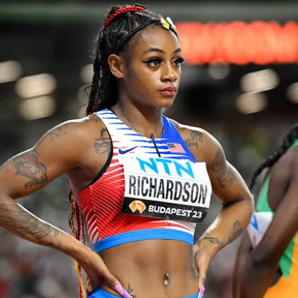 Настоящата световна шампионка в спринта на 100 метра Ша Кари Ричардсън