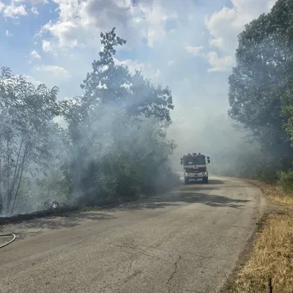 Пожарът във Врачанско който избухна днес вече е овладян съобщиха Регионалната