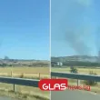 Пожар гори в района на Айтос, димът се вижда от АМ "Тракия"