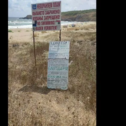 Докато някои летят с автомобили през плажовете на България газейки