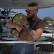 Конър Макгрегър с шампионския пояс на MAX FIGHT: България е в сърцето ми!