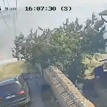 Съмнения за умишлен палеж във Великотърновско Охранителни видеокамери на частен