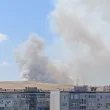 Пожар пламна край Карнобат СНИМКИ