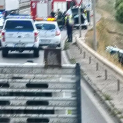 Тежък пътен инцидент е станал край столицата този следобед съобщават