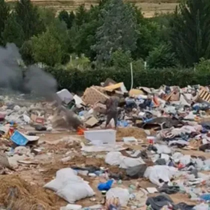 История с продължение мъжът подпалил огън край гробищата в