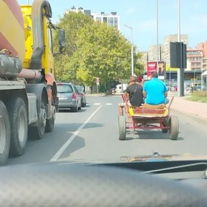 Шофьор пропищя от каруците в Пловдив Водач попаднал за пореден