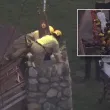 Пожарникари извадиха от комин танцуваща жена ВИДЕО