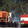 Първи подробности за пожара, избухнал край София