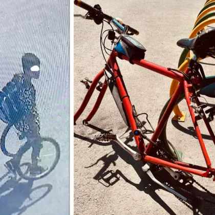 Дете е заснето от охранителни камери да краде две гуми