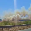 Дим затвори пътя за Слънчев бряг, пожари бушуват край Средец, обявиха бедствено положение