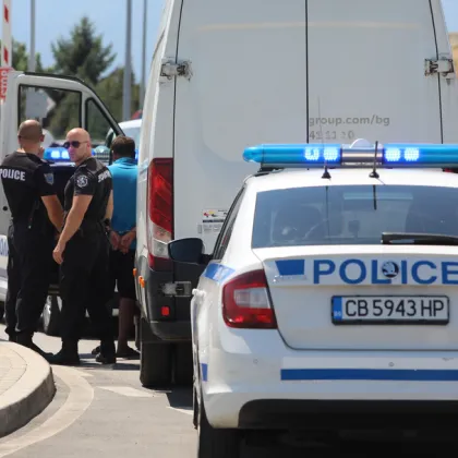 След кратко преследване Столичната полиция предотврати кражба на бус със