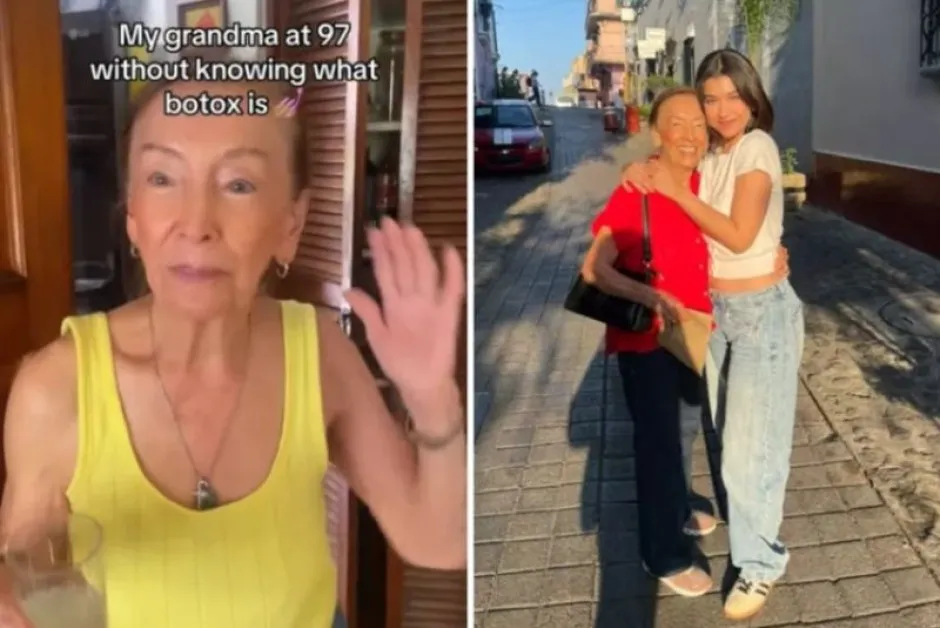 97-годишна баба шокира интернет с младежкия си вид ВИДЕО