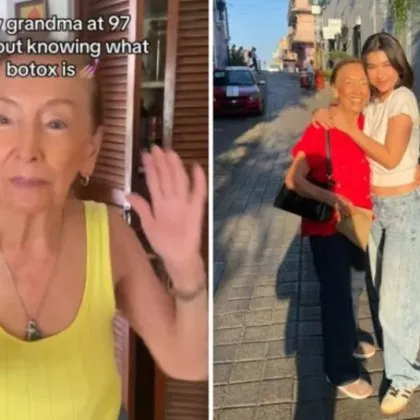 97-годишна баба шокира интернет с младежкия си вид ВИДЕО