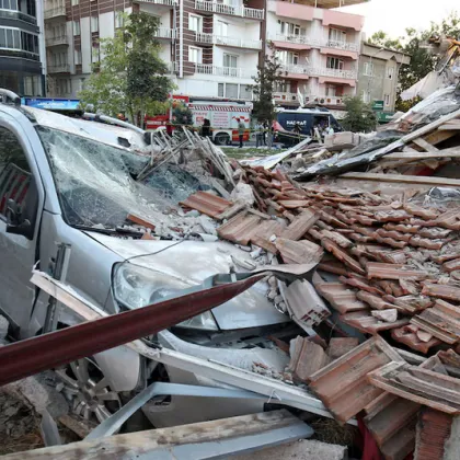 Епицентърът на новото земетресение с магнитуд 6 1 което удари региона