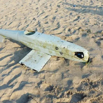 Взривиха изплувал на созополски плаж военен дрон СНИМКИ и ВИДЕО