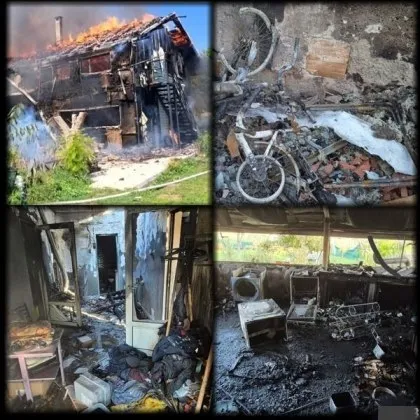 Домът на Даниела и двете ѝ деца стана на пепел – сега имат нужда от нашата ръка!