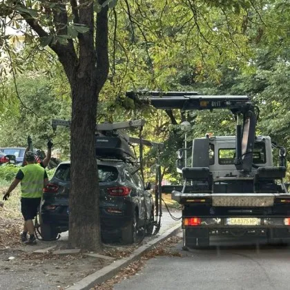 В софийския квартал Лагера се разигра познатият градски театър кола