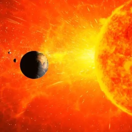 НАСА създаде зашеметяваща визуализация на една от най големите слънчеви бури