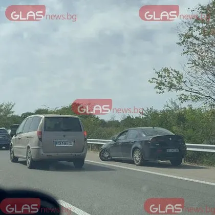 Серия от пътни инцидента на АМ Тракия Катастрофа и изгорял