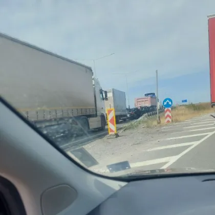 Верижна катастрофа на столичното Околовръстно, образува се тапа