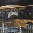 Зверска катастрофа в София! Кола се вряза в автобус СНИМКИ