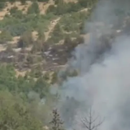 Ново огнище се разгоря над село Илинденци в Пирин планина