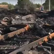 Над 100 метра жп релси са унищожени след пожара в Хасковско
