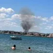 Избухна огромен пожар край Несебър СНИМКИ
