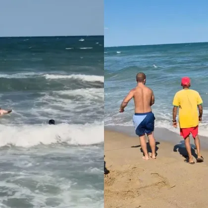 Видео показа спасителна акция от наш плаж То събра хиляди