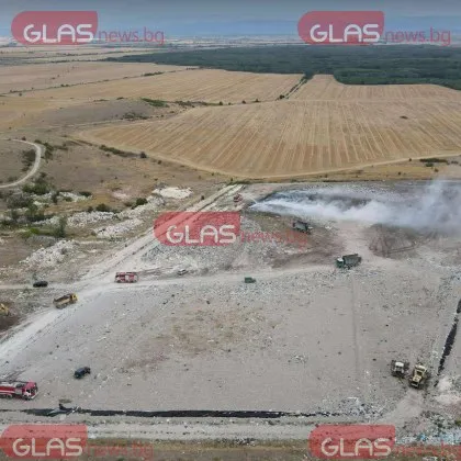 Потушен е пожарът на сметището край Шишманци това съобщиха от Регионална