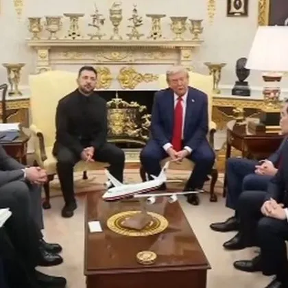 Преговорите между Зеленски и Тръмп започнаха в Белия дом Доналд Тръмп