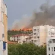 Мълния е подпалила „Три чучура" в Стара Загора, огънят овладян