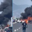 Трима изгоряха в автомобил след катастрофа в Гърция ВИДЕА