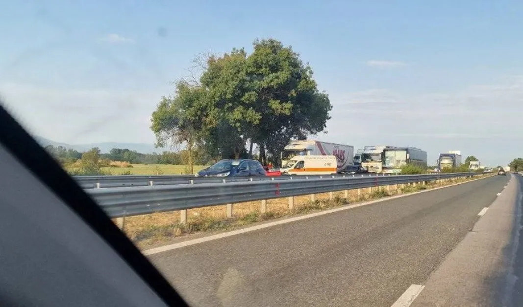 Внимавайте! Катастрофа на АМ Тракия, има огромна тапа
