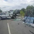 Тежка катастрофа с пострадал затвори пътя Звъничево - Лозен СНИМКА