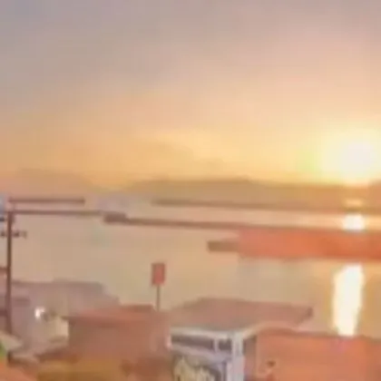 Във вторник 19 август камера монтирана в автомобил в Япония