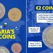 Кристин Лагард показа дизайна на българската евромонета с номинал 2 евро