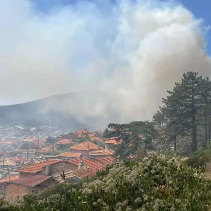 В 12 43 часа е получен сигнал за пожар в местността