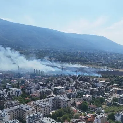 Пожарът който вчера горя в столичния квартал Кръстова вада е