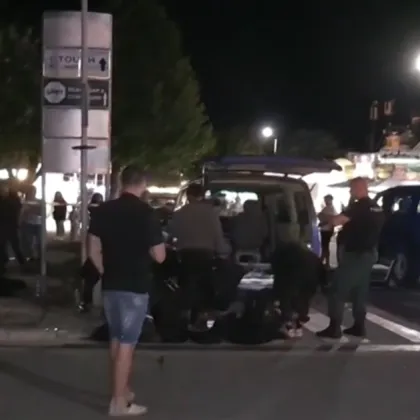 Към 19 45 ч снощи на път II 99 в района на