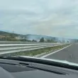 Отново! Пожар гори на "Тракия" СНИМКА