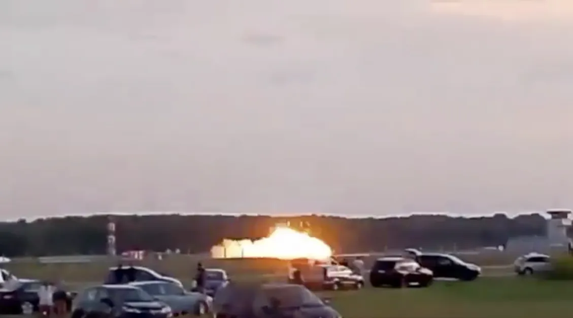 Самолет F-16 се разби в Полша ВИДЕО