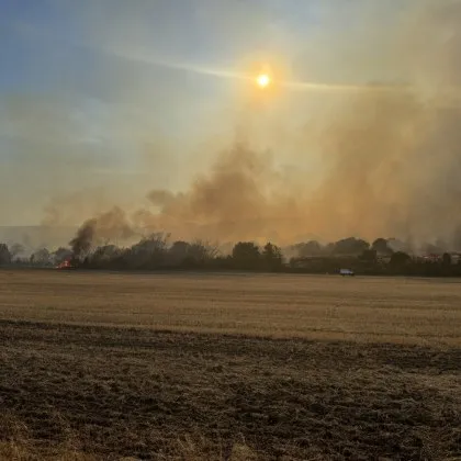 Потушен е пожарът унищожил стотици декари в землището на община Хисаря