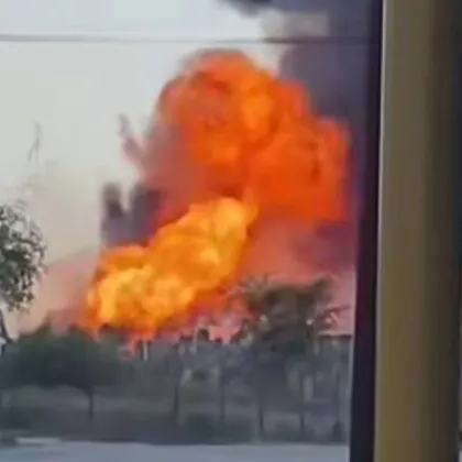 На 29 август 2025 г е станала мощна експлозия на