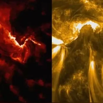 В нощта на 31 август Слънцето изхвърли плазма към Земята